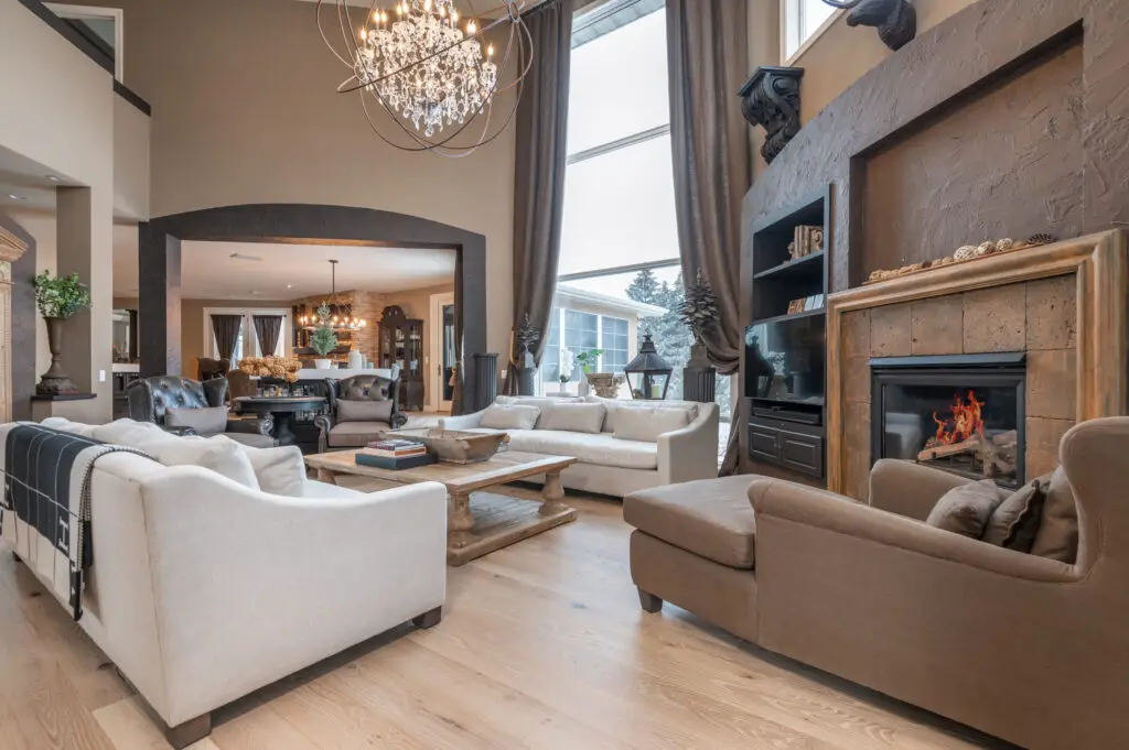 City Crave Aberdeen European Oak engineered hardwood flooring in a modern home interior