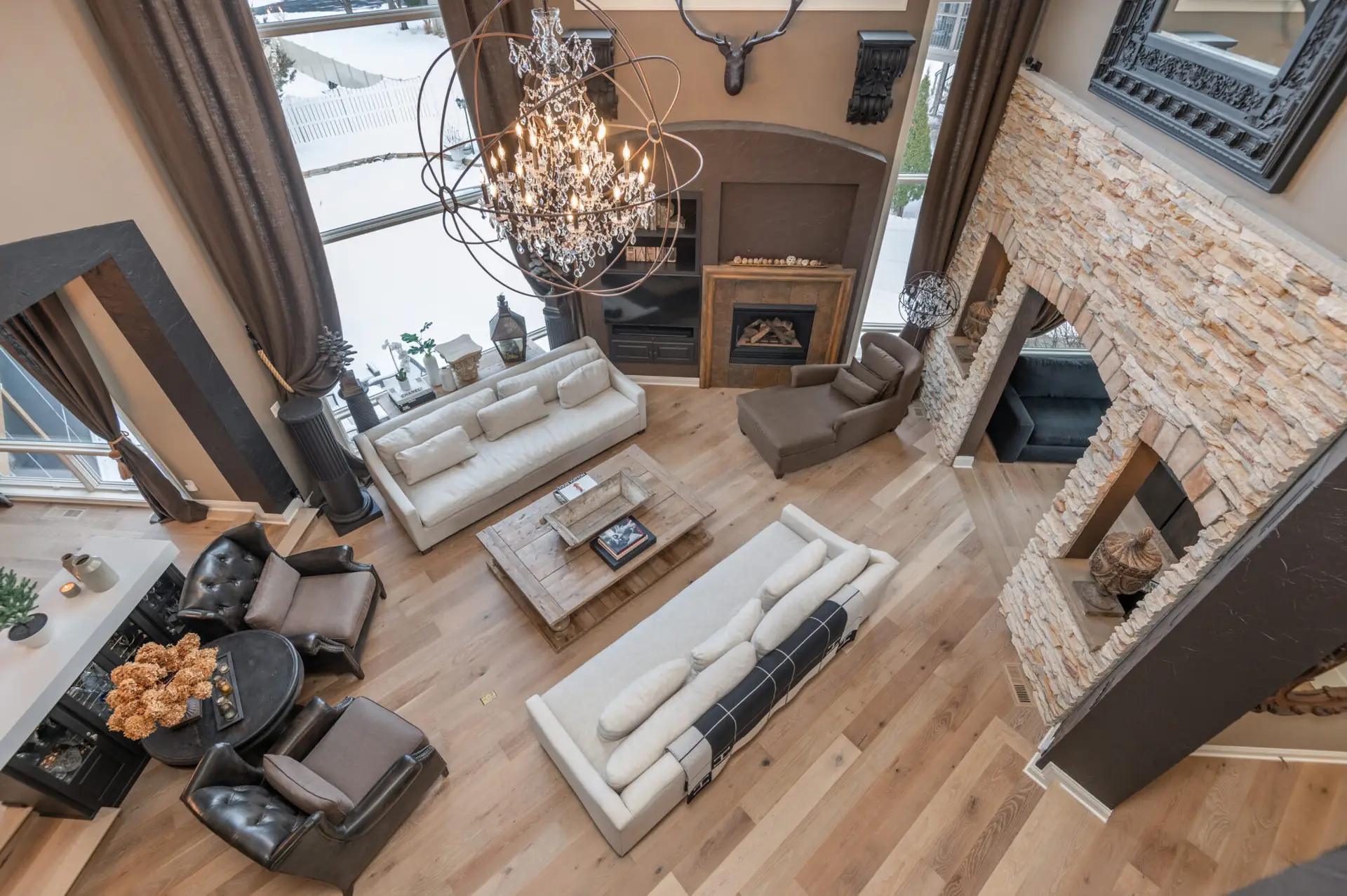 City Crave Aberdeen European Oak engineered hardwood flooring in a modern home interior