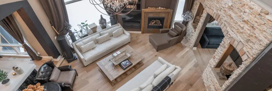 City Crave Aberdeen European Oak engineered hardwood flooring in a modern home interior