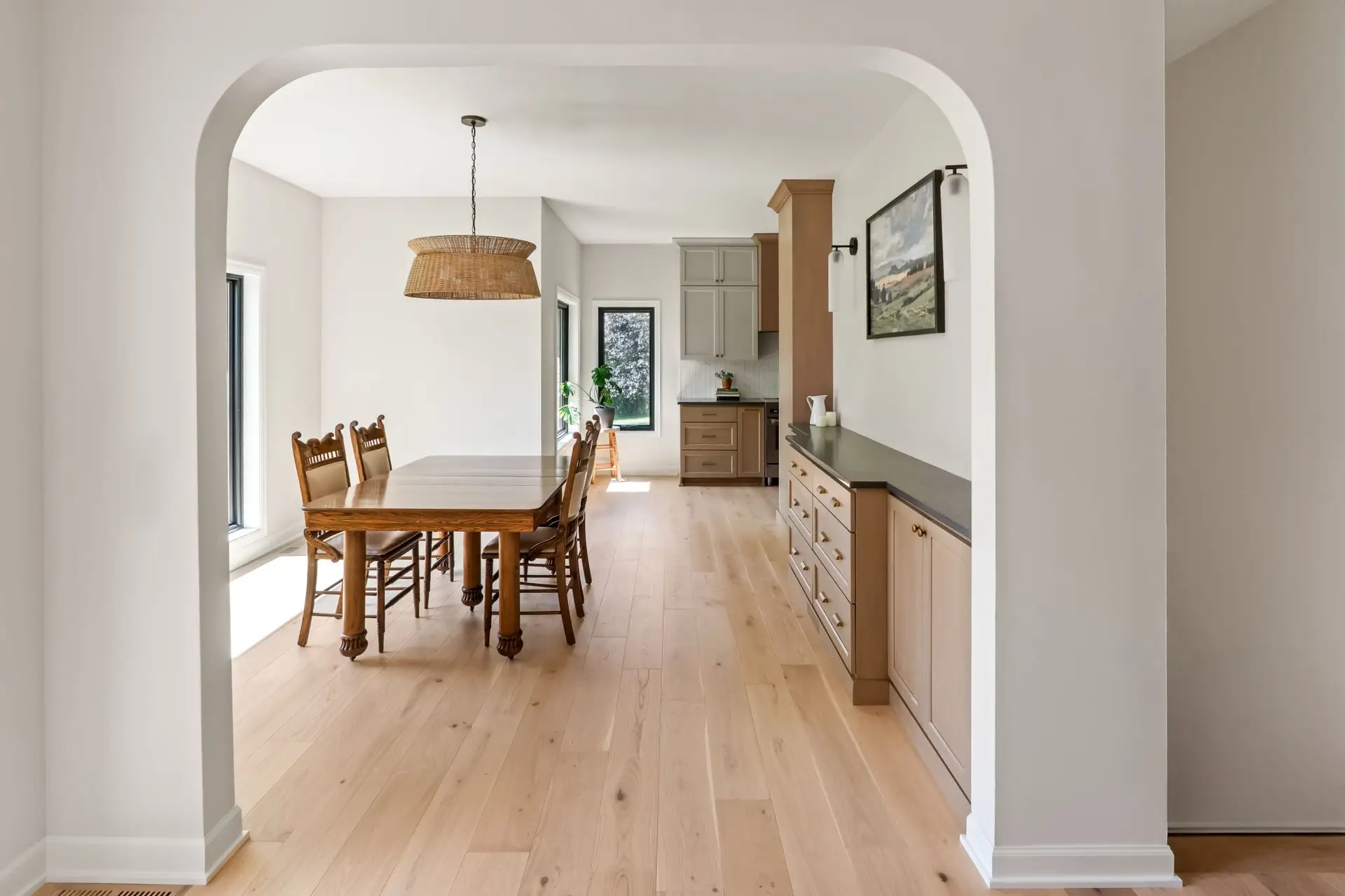 Bloomington, MN City Crave Pilsner Hardwood Flooring Home Remodel 3