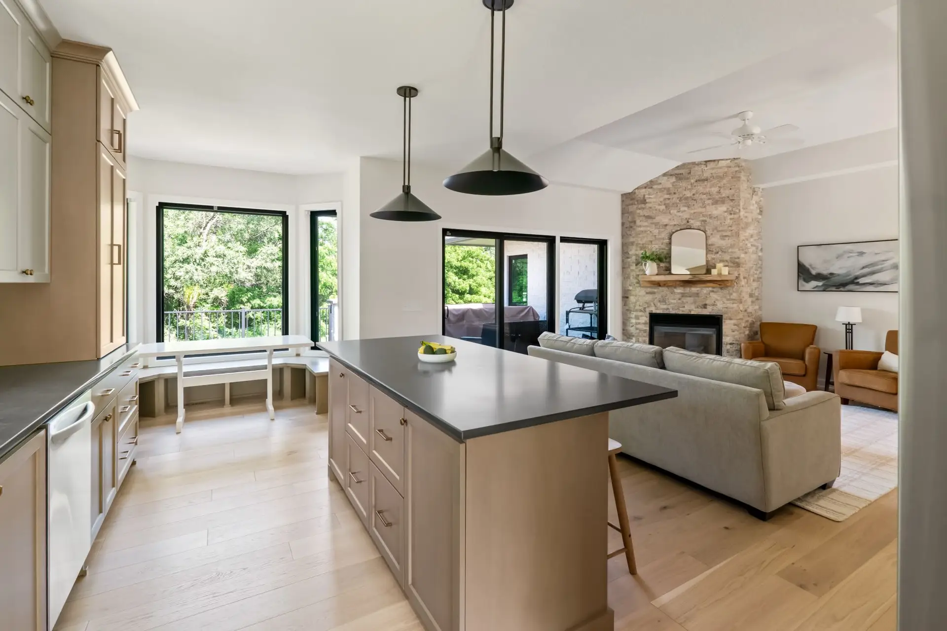 Bloomington, MN City Crave Pilsner Hardwood Flooring Home Remodel